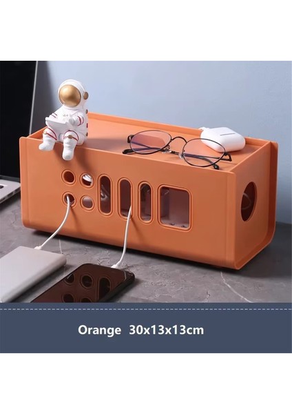 Masa Için Kablo Düzenleyici Kutusu - Elektrik Prizi Depolama, Güç Kablosu Tutucu, Masaüstü Tak-Çıkar Panosu Yönetimi B (Yurt Dışından) fırsatları