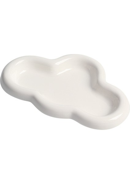 Mücevher Için Dekoratif Bulut Tepsi, Estetik Oda Dekor Aksesuarı, Ev Masaüstü Düzenleyici, Seramik Mücevher Sergileme Tepsisi B (Yurt Dışından)