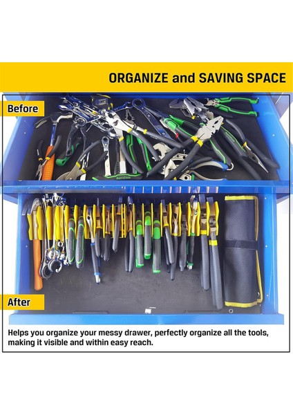 Pense Düzenleyici Raf, Kaymaz Tabanlı 10 Yuvalı Pense Kesici Düzenleyici Raf, Alet Düzenleyici, Alet Çekmecesi Alet Kutusu Düzenleyici (Yurt Dışından) modelleri