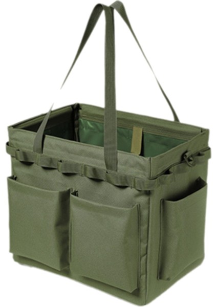 Çok Işlevli Açık Hava Taşınabilir Depolama Kutusu Kamp Depolama Alet Çantası Açık Hava Kamp Çantası Piknik Yakacak Odun Çantası (Yurt Dışından)