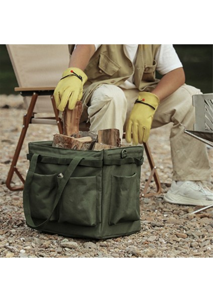 Çok Işlevli Açık Hava Taşınabilir Depolama Kutusu Kamp Depolama Alet Çantası Açık Hava Kamp Çantası Piknik Yakacak Odun Çantası (Yurt Dışından) fırsatları