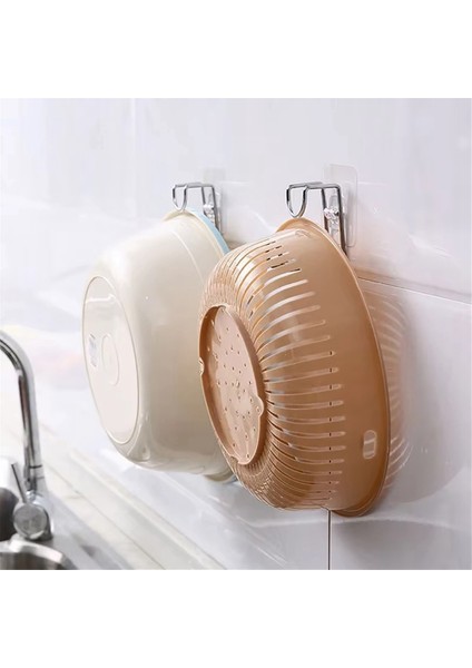 Paslanmaz Çelik Lavabo Kancası Mutfak Banyo Iz Bırakmayan Güçlü Macun Tutucu Çok Işlevli Delinmeyen Ütü Depolama (Yurt Dışından) modelleri