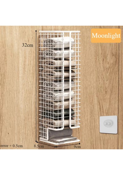 Duvara Monte Giysi Saklama Rafı - Yurt, Dolap, Mutfak Için Askılı Düzenleyici, Yerden Tasarruf Sağlayan Depolama Çözümü (Yurt Dışından) fiyatları