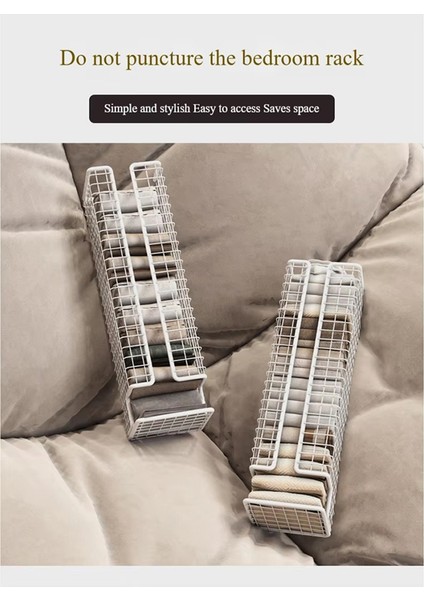 Duvara Monte Giysi Saklama Rafı - Yurt, Dolap, Mutfak Için Askılı Düzenleyici, Yerden Tasarruf Sağlayan Depolama Çözümü (Yurt Dışından) fırsatları