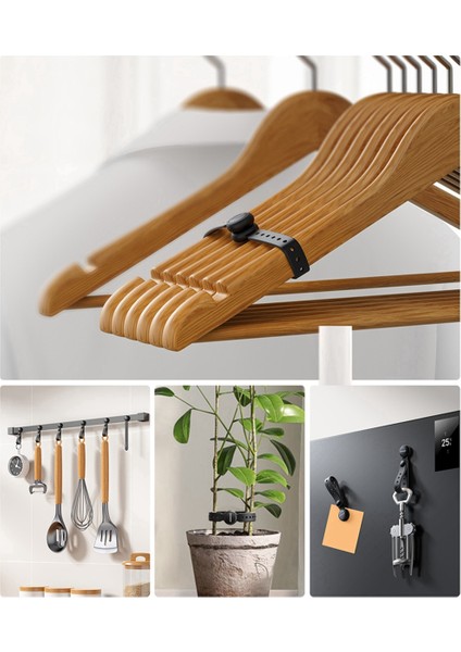 Joyroom 6 Adet Manyetik Kablo Yönetimi Bağları Tel Düzenleyici Kablo Tutucu Ayarlanabilir Kanca Döngü Düzenleyici Askılar Ev Için Beyaz (Yurt Dışından) modelleri