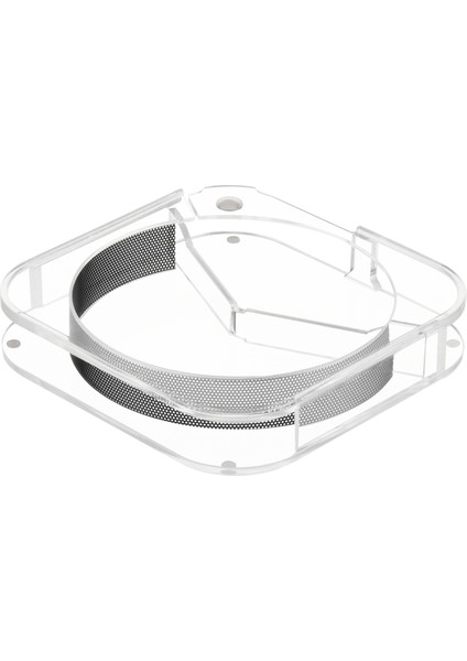 Mac Mini M4 2024 Için Akrilik Masaüstü Stand Tabanı Isı Dağıtma Soğutma Tutucu Aksesuarları Basmalı Anahtar Standı Kullanışlı (Yurt Dışından)