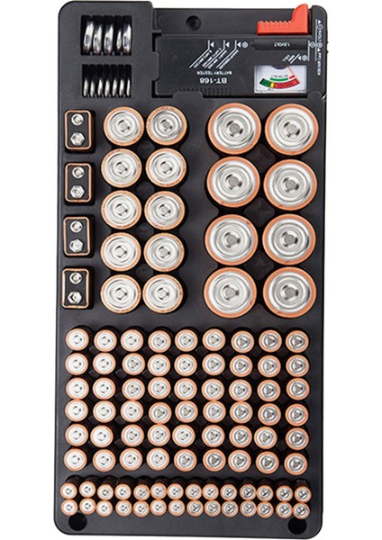 Dijital Ekranlı Pil Saklama Kutusu Düzenleyici Tutucu ve Aaa Aa CD 9V Için Pil Seviyesi Kontrolü Için Test Cihazı (Yurt Dışından) fiyatları