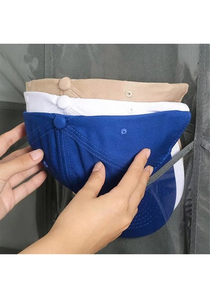 Kapı Üstü Depolama Rafı Beyzbol Şapkaları Için Keçe Şapka Tutucu Düzenleyici 24 Cep Çok Işlevli Büyük Kapasiteli Duvar Çantası, B (Yurt Dışından) modelleri
