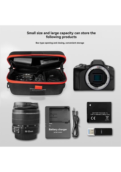 Canon Eos Rebel R100 / R50 / T7 / R5 / R6 Mark Iı / R7 / R8 / 90D / 5d Mark Iv Için Dslr Kamera Çantası (Yurt Dışından) modelleri