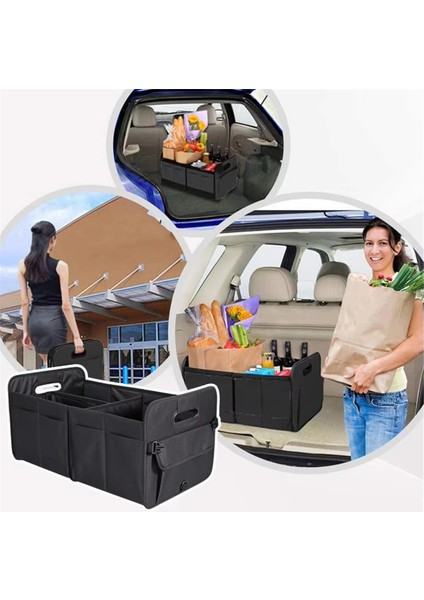 Katlanabilir Araba Bagaj Düzenleyici, Güçlendirilmiş Saplı Su Geçirmez Saklama Kutusu, Araç Düzenlemesi Için Aksesuar (Yurt Dışından) fiyatları