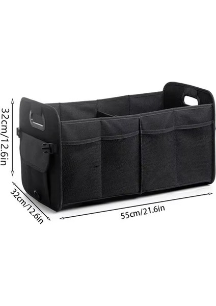 Katlanabilir Araba Bagaj Düzenleyici, Güçlendirilmiş Saplı Su Geçirmez Saklama Kutusu, Araç Düzenlemesi Için Aksesuar (Yurt Dışından) indirimleri