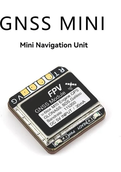 Gnss Mını M10 Gps Modülü Ubx Nmea Çift Protokol 10HZ Oranı Dahili Seramik Anten Fpv Rc Uçak Uzun Menzilli (Yurt Dışından) fiyatları