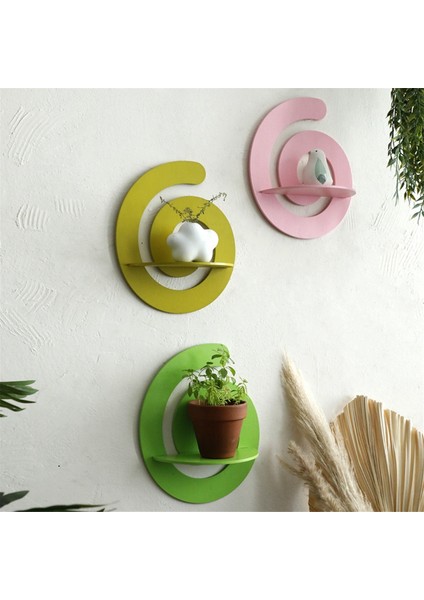 Ahşap Duvar Rafları Renkli Sergileme Standı Sanat Duvar Bitkisi Dekorasyon Rafı Yatak Odası Oturma Odası Dekorasyonu Pembe (Yurt Dışından) modelleri