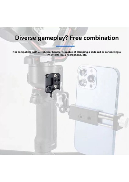 Djı Ronin Rs3/rs2/rsc2/sc/s Gimbal Sabitleyici Uzatma Plakası 1/4 3/8 Inç Delik Soğuk Pabuç (Yurt Dışından) modelleri