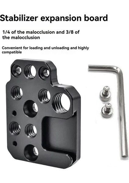 Djı Ronin Rs3/rs2/rsc2/sc/s Gimbal Sabitleyici Uzatma Plakası 1/4 3/8 Inç Delik Soğuk Pabuç (Yurt Dışından) indirimleri