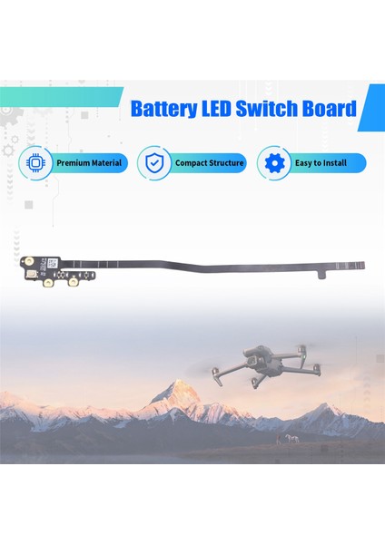 Djı Mavic 3 Serisi Pil Esnek Kablo Onarım Parçaları Için Pil LED Anahtar Kartı (Yurt Dışından) fırsatları