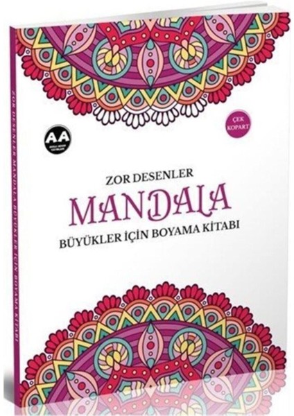 Akıllı Adam Mandala Zor Desenler Büyükler Için Boyama Kitabı