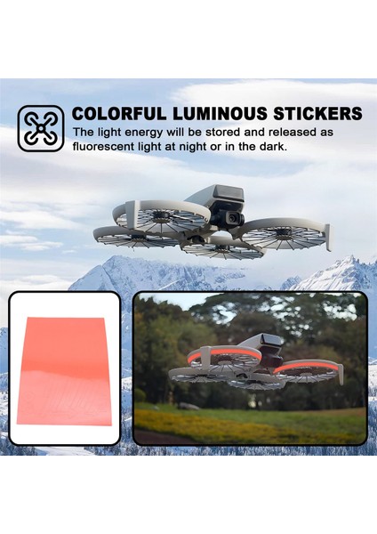 Djı Flip Su Geçirmez Gece Uçuş Uyarısı Için Renkli Işıklı Çıkartmalar Işıklı Çıkartmalar Drone Renk Değişimi Çıkartma B (Yurt Dışından) indirimleri