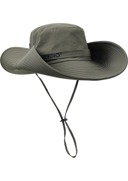 Erkekler ve Kadınlar Için Dağcılık Şapkaları Yaz Nefes Alabilen Çabuk Kuruyan Güneşten Koruma Büyük Siperlikli Güneş Şapkaları Açık Hava Yürüyüşü Balıkçılık Güneşten Koruma Şapkaları (Yurt Dışından)