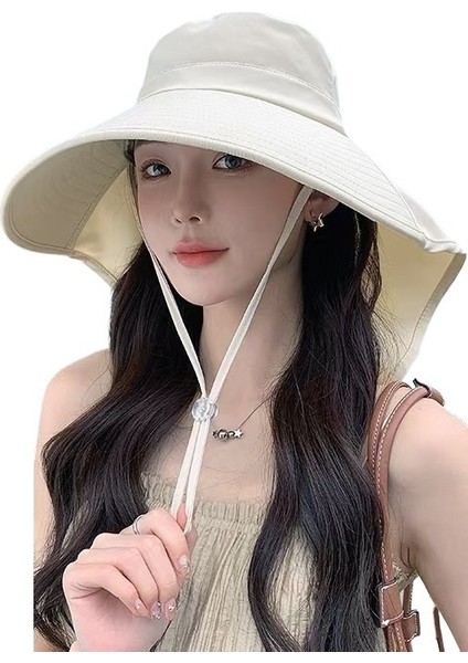 Kadınlar Için Yaz Aylarında Yüzü Örtmek ve Uv Işınlarına Karşı Korumak Için Büyük Kenarlı Buz Ipeği Güneş Şapkası, Balıkçılar Için Boyun Koruması (Yurt Dışından) fiyatları