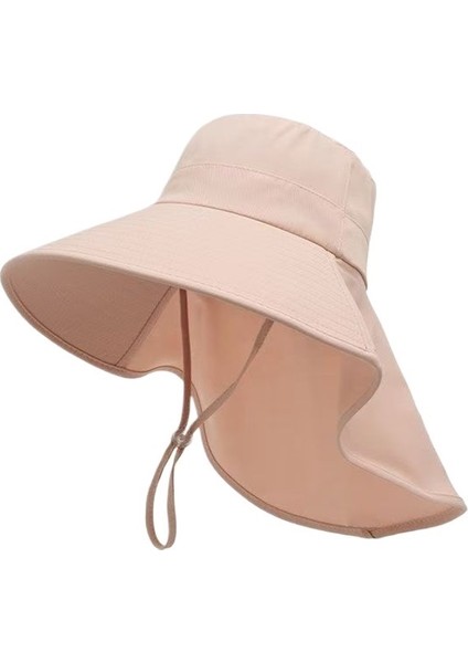 Kadınlar Için Yaz Aylarında Yüzü Örtmek ve Uv Işınlarına Karşı Korumak Için Büyük Kenarlı Buz Ipeği Güneş Şapkası, Balıkçılar Için Boyun Koruması (Yurt Dışından)