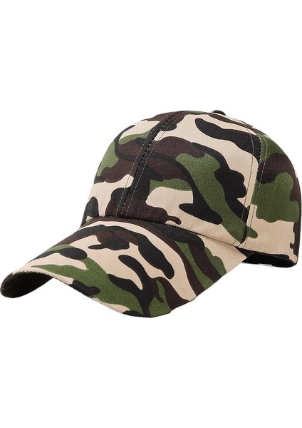 Kamuflaj Beyzbol Şapkası Erkek Şapkası Ördek Gagalı Şapka Güneş Koruması Moda Dağcılık Açık Hava Şapkası Piton Desen Güneş Şapkası Erkek (Yurt Dışından)