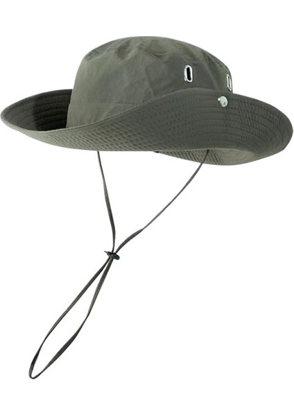 Kadınlar Için Dört Mevsim Dağcılık Açık Hava Batı Kovboy Güneşlik Güneş Koruması Seyahat Balıkçı Şapkası Ayarlanabilir Şapka Ipi (Yurt Dışından)