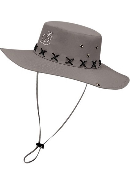 Yaz Yeni Stil Balıkçı Şapkası Erkek Açık Hava Balıkçılığı Dağcılık Büyük Siperlik Güneşlik Nefes Alabilen Güneş Koruma Şapkası Aşınmaya Dayanıklı ve Sıçramaya Dayanıklı (Yurt Dışından)