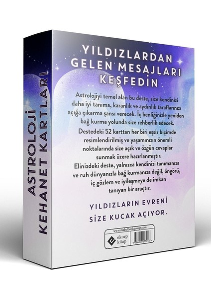 Astroloji Kehanet Kartları ve Rehber Kitap Seti Shana Lyes Artemis Yayınları 128 Sayfa Kişisel Gelişim