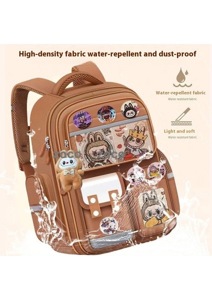 Çocuk Okul Çantası Ilkokul Öğrencileri Bir, Iki, Üç Ila Altı Sınıflar Büyük Kapasiteli Sevimli Raglan Desen Omuz Sırt Çantaları (Yurt Dışından) fiyatları