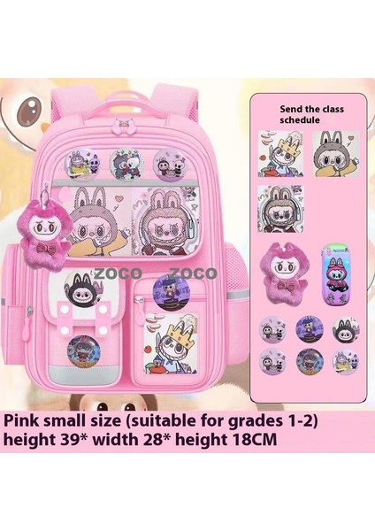 Çocuk Okul Çantası Ilkokul Öğrencileri Bir, Iki, Üç Ila Altı Sınıflar Büyük Kapasiteli Sevimli Raglan Desen Omuz Sırt Çantaları (Yurt Dışından)