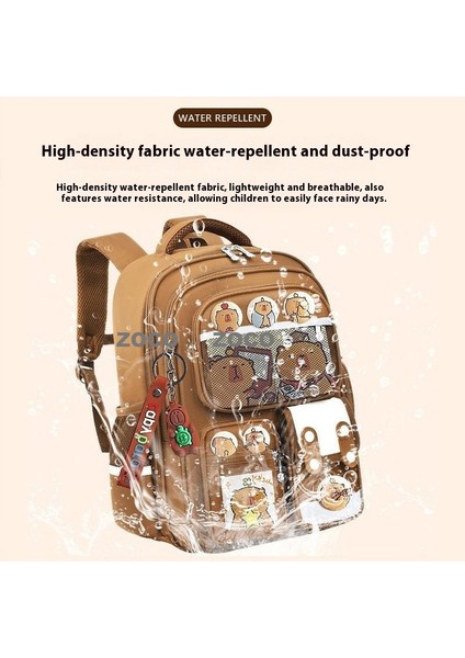 Kapi Bara Karikatür Ilkokul Öğrencileri Okul Çantası 1-6 Sınıflar Büyük Kapasiteli Çocuk Omuz Çantası Giymek (Yurt Dışından) fiyatları