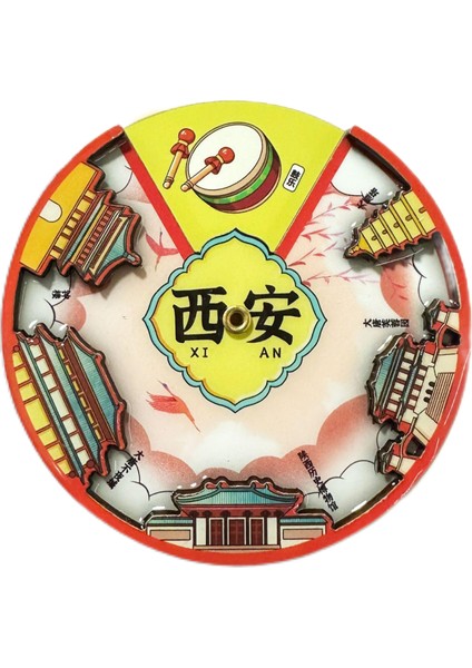 0120XI'AN Çin Seyahat Hatıra Buzdolabı Çıkartmaları (Yurt Dışından)