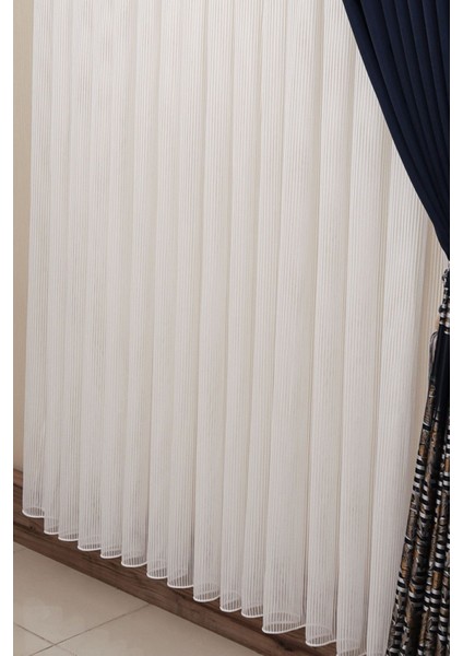 1-2,5 Normal Pile Akita Model Tül Perde, Kırık Beyaz Ütü İstemeyen Tül Perde modelleri