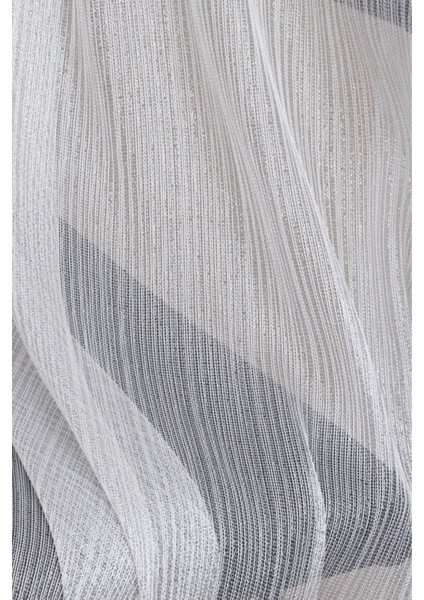 1-3 Sık Pile Gümüş Çizgili Model Tül Perde, Gümüş Gri Ütü İstemeyen Tül Perde indirimleri