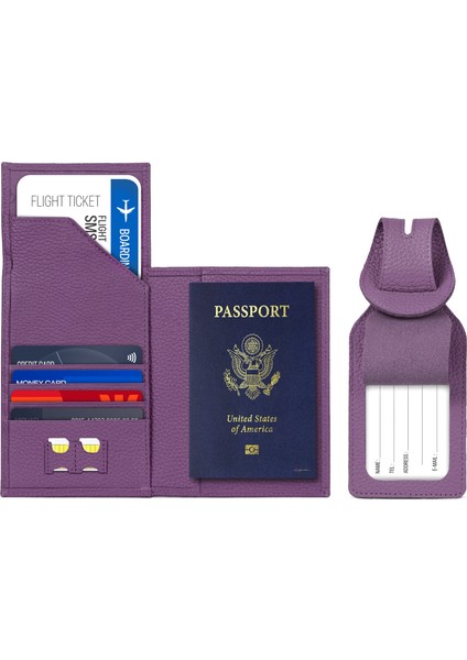 OT145 Hakiki Deri Pasaport Kılıfı - Seyahat Cüzdanı