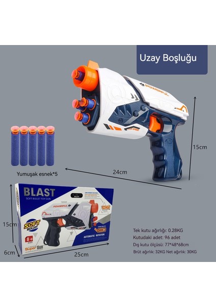Güvenlik Sünger Çocuk Uzay Yumuşak Bomba Manuel Başlatıcısı Oyuncak (Yurt Dışından) modelleri