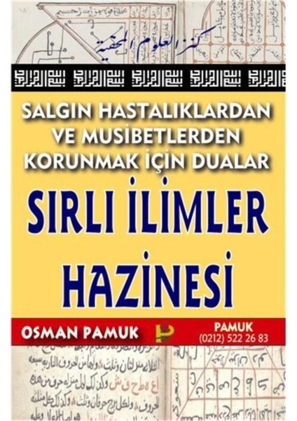 Salgın Hastalıklardan ve Musibetlerden Korunmak Için Dualar Sırlı Ilimler Hazinesi - Arif Pamuk fırsatları