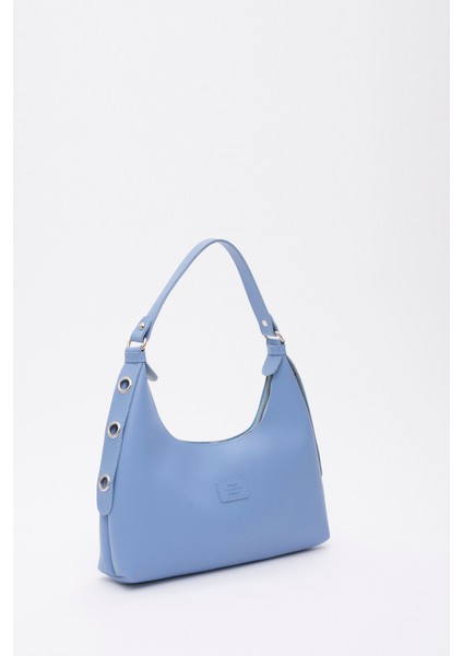 Mavi SHK82 Baget Model Tek Bölmeli Kadın Suni Deri Kol ve Omuz Çantası fiyatları