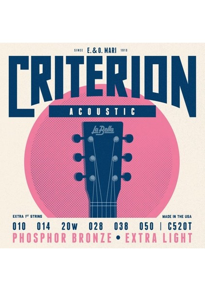 Akustik Gitar Teli 10-50 C520T