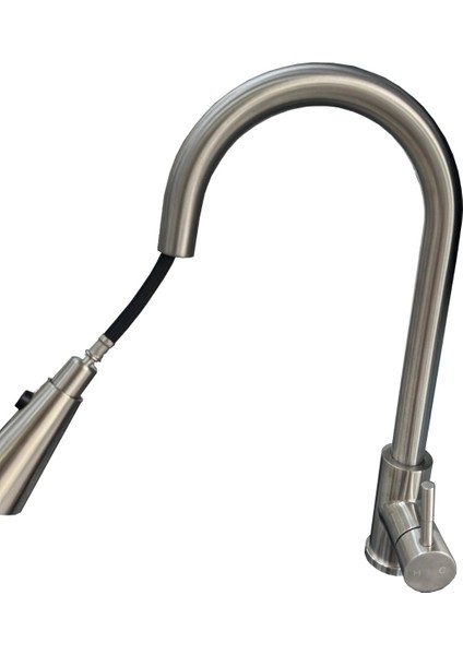 Pull-Down Eviye Bataryası-Paslanmaz Çelik-Su Tasarruflu, Modern Tasarım, Uzun Ömürlü Kullanım fırsatları