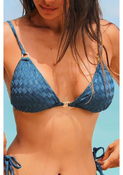 Olympos Petrol Mavisi Dolgusuz Toparlayıcı Bikini Takım indirimleri