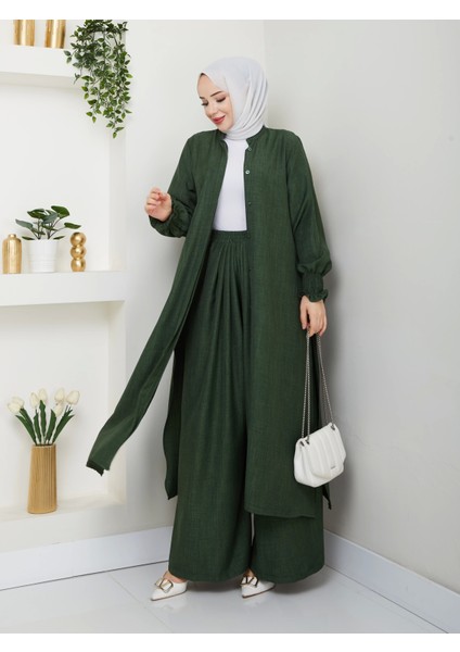Kadın Uzun Ikili Tesettür Tunik Takım fırsatları