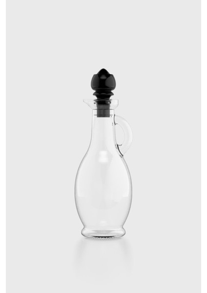 Kibele 250 ml Siyah Kapaklı Cam Yağlık 151024