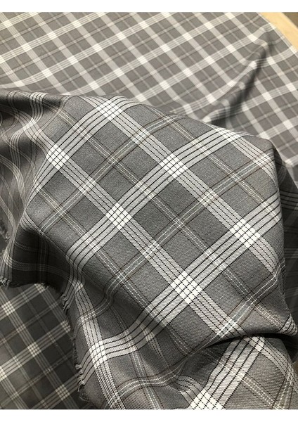Ekose Gabardin Kumaş-Likralı-Etek, Pantolon, Elbise modelleri