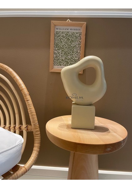 Büyük Asimetrik Seramik Büst Heykel, Şık ve Modern Dekorasyon Parçası fiyatları