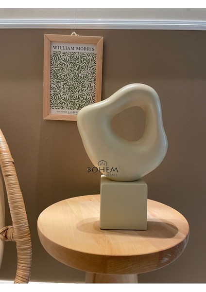 Büyük Asimetrik Seramik Büst Heykel, Şık ve Modern Dekorasyon Parçası modelleri