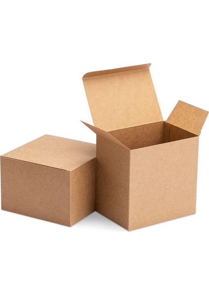 9X9X10 cm E-Ticaret Kutusu - Büyük Mum Kutusu -Kraft- 50 Adet