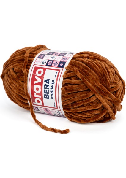 Bera Kadife Iplik 100 gr 120 Metre (Renk Kodu: 949) Taba
