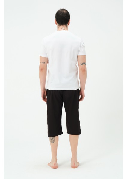 Erkek Uzun Deniz Şortu 2827-25 Siyah modelleri